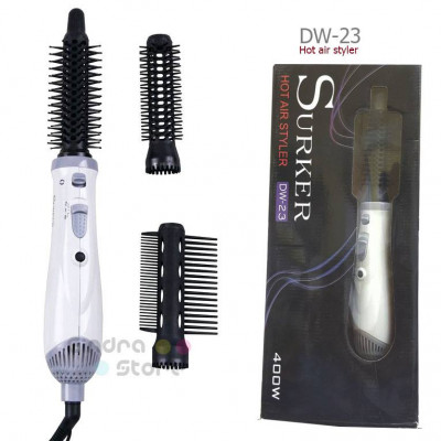 2 in 1 Hair Curling and Straightening Hot Air Styler : DW-23